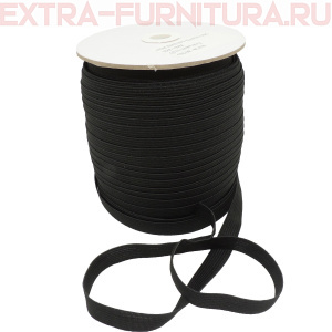 Резинка вязаная, 15мм,на катушке цв.черный (уп.-100м*32уп.) "М"