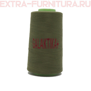 Нитки GALAKTIKA  40/2 п/э  4000 ярдов, цв.417 хаки темный