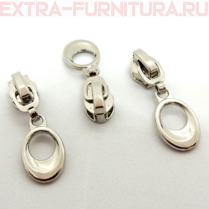 Бегунок декоративный автомат СП5 никель №2 (уп. 50 шт.)