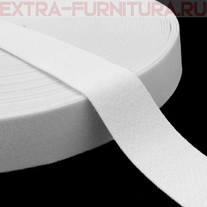 Резинка башмачная белая 30 мм (уп.25м*14уп.)