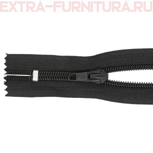 Молния спираль обувная Т7, дл.18 см, цв.322 черный