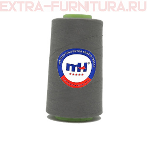 Нитки МН 40/2 п/э  5000 ярдов №371 серый *