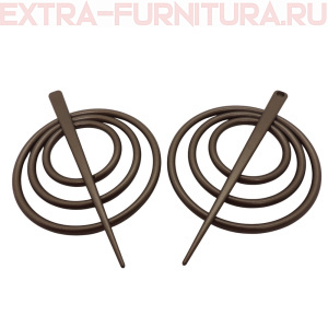 Заколки для штор "Круги", цв. №18, пара