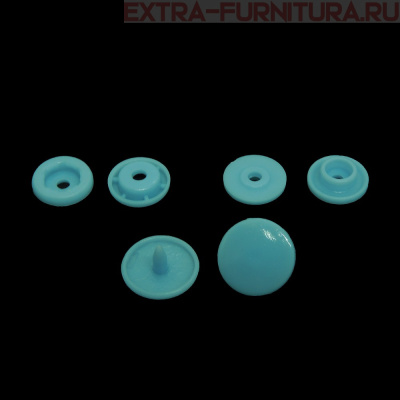 Кнопка NEWSTAR пластиковая 12,5мм, цв.168 голубой (уп.1000шт.)