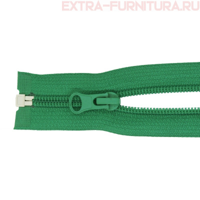 Молния Спираль разъемная дл. 80см, Т5, цв.258 зеленый LOGO