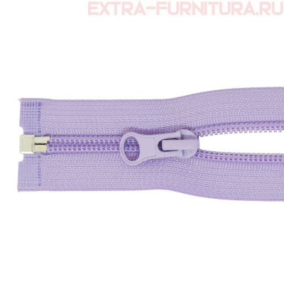 Молния Спираль разъемная дл. 80см, Т5, цв.166 сирень LOGO