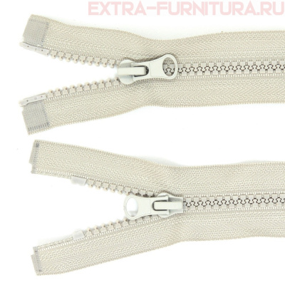 Молния Трактор Т5 2 замка 75см, цв.310 серый светлый, LOGO