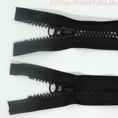 Молния Трактор Т8 2 замка 60см, цв. 322 черный, LOGO