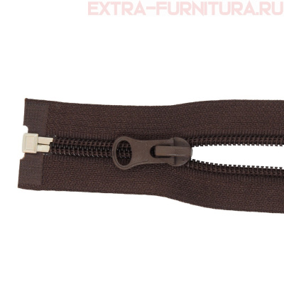Молния Спираль разъемная дл. 65см, Т5, цв.304 коричневый LOGO