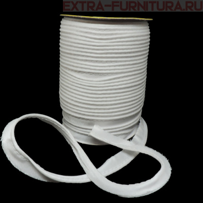  Кант атласный 12 мм, 72 ярда, цв. 001 белый А