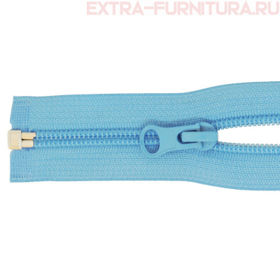 Молния Спираль разъемная дл. 75см, Т5, цв.331 голубой LOGO